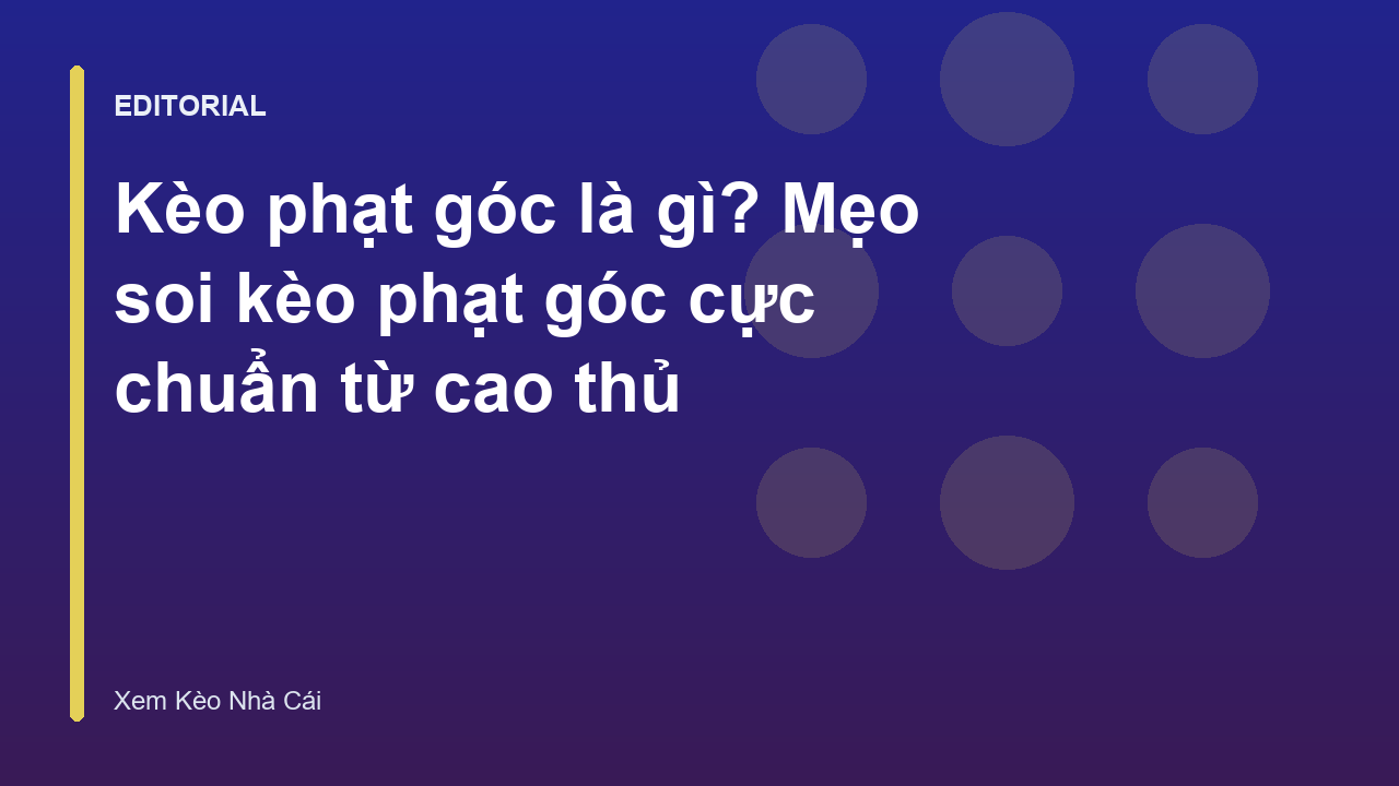 Người chơi đang phân tích kèo phạt góc trong trận đấu bóng đá